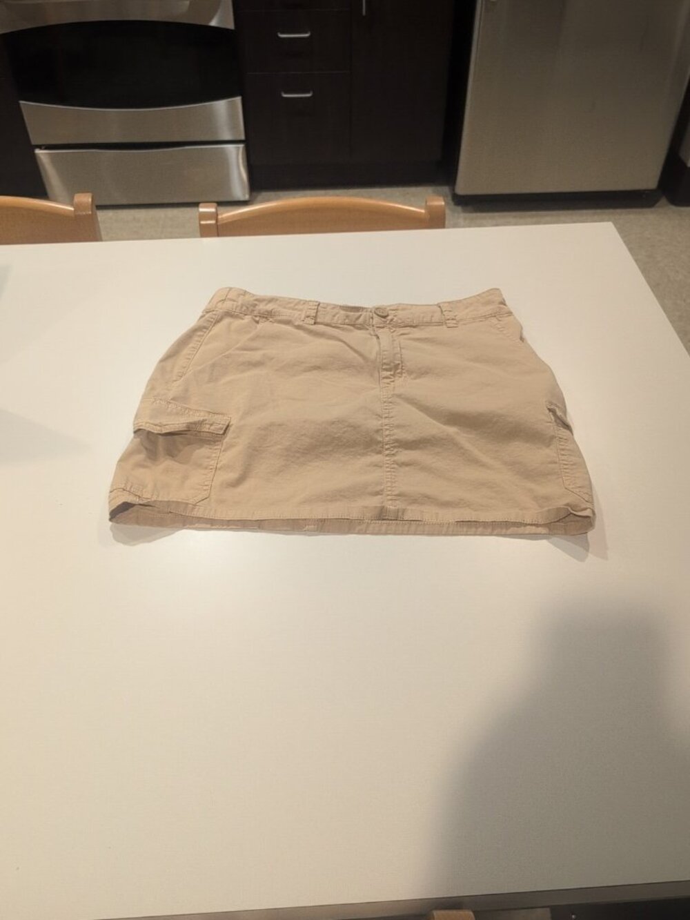 Social Standard by Sanctuary Skirt Women's M Beige Short Cargo Solid‎
